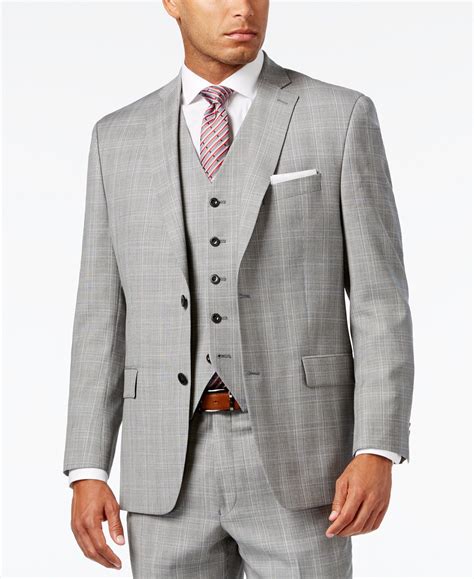 michael kors classic plaid suit 0500087961854|Michael Kors Men's Suits and Tuxedos .